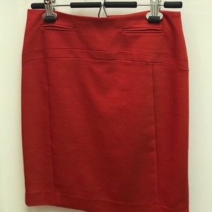 Red Express pencil skirt, size 0
